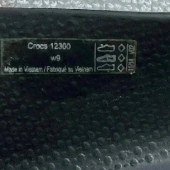 CROCS Womens Size 9 Black Cap Toe Ballet Flats Style 12300 Slip-On Casual Shoe - Picture 8 of 8